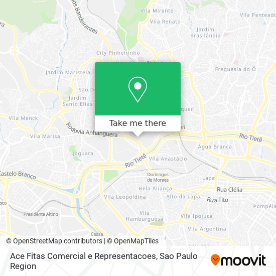 Ace Fitas Comercial e Representacoes map