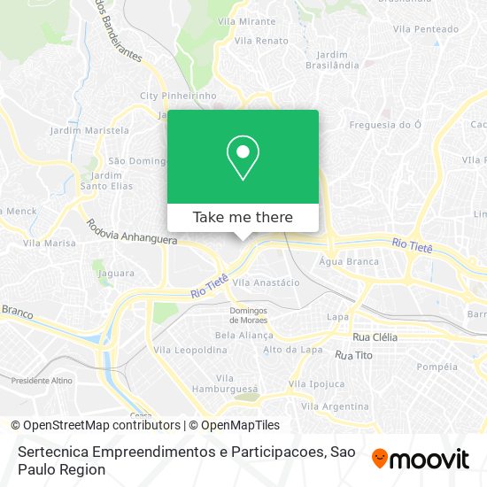 Mapa Sertecnica Empreendimentos e Participacoes