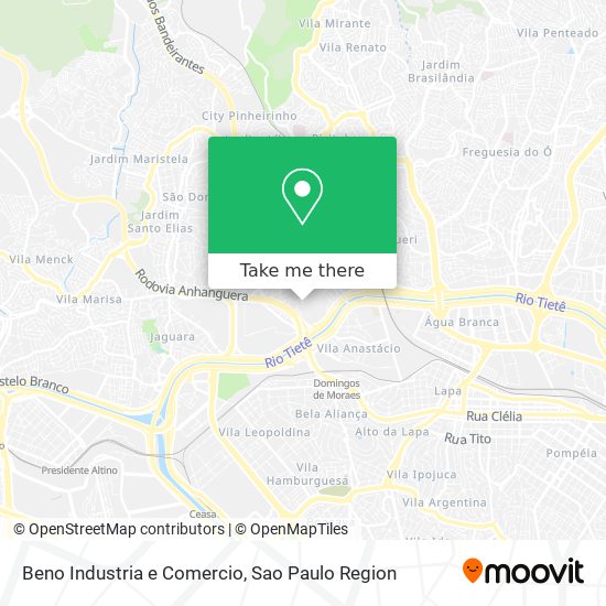 Beno Industria e Comercio map