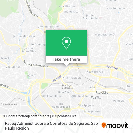 Raceq Administradora e Corretora de Seguros map