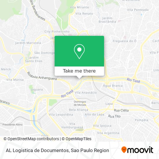 Mapa AL Logistica de Documentos