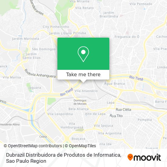 Dubrazil Distribuidora de Produtos de Informatica map