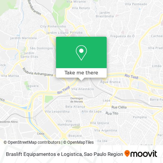 Braslift Equipamentos e Logistica map