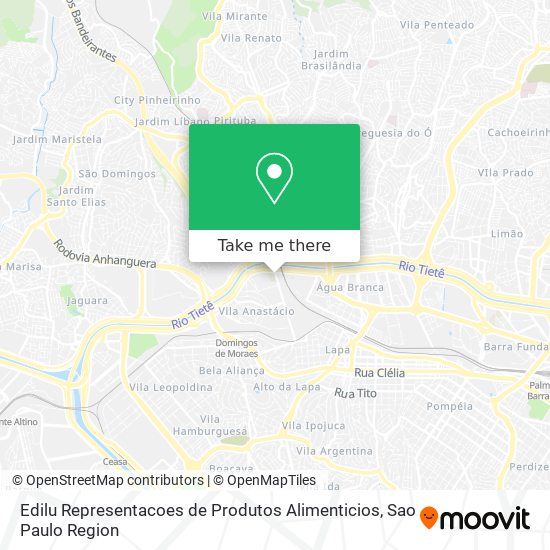 Edilu Representacoes de Produtos Alimenticios map