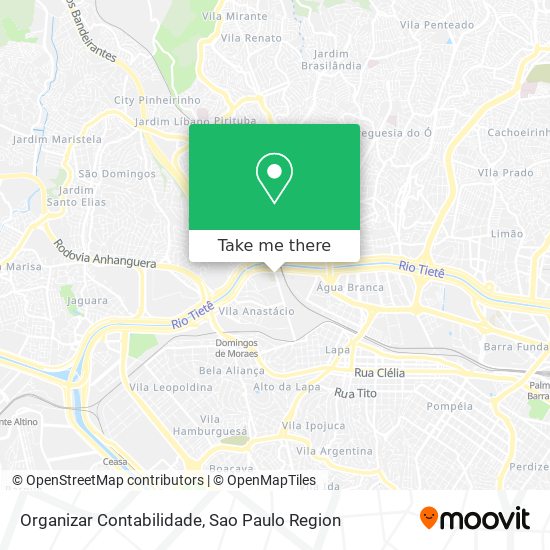 Mapa Organizar Contabilidade