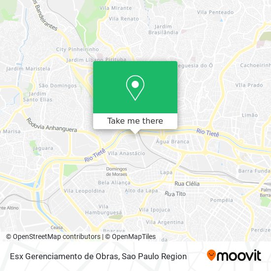 Mapa Esx Gerenciamento de Obras