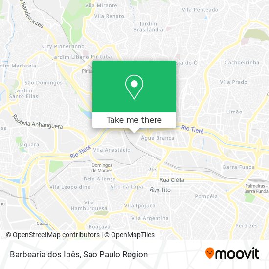 Mapa Barbearia dos Ipês