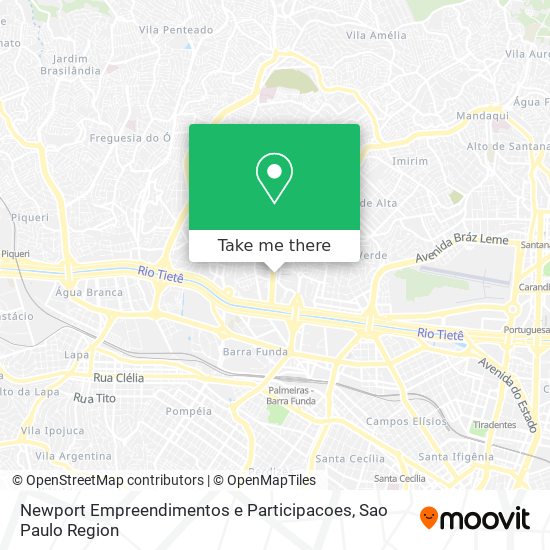 Mapa Newport Empreendimentos e Participacoes