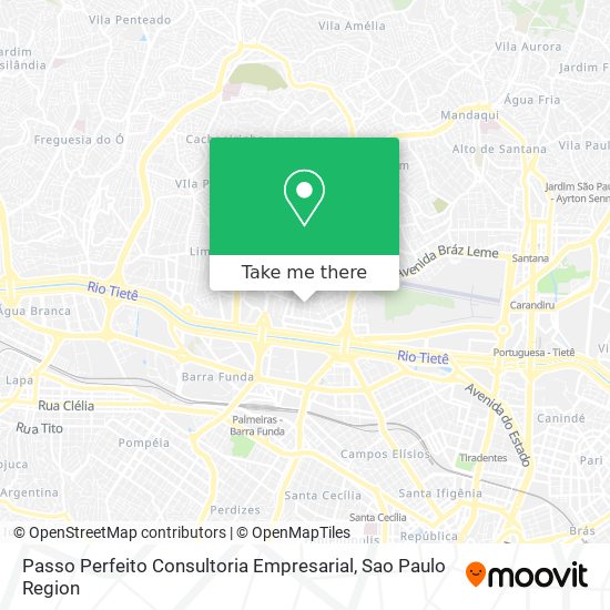 Mapa Passo Perfeito Consultoria Empresarial