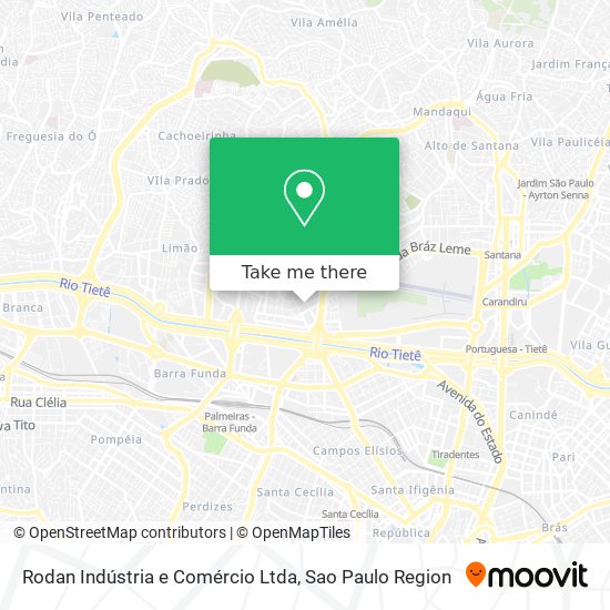 Rodan Indústria e Comércio Ltda map