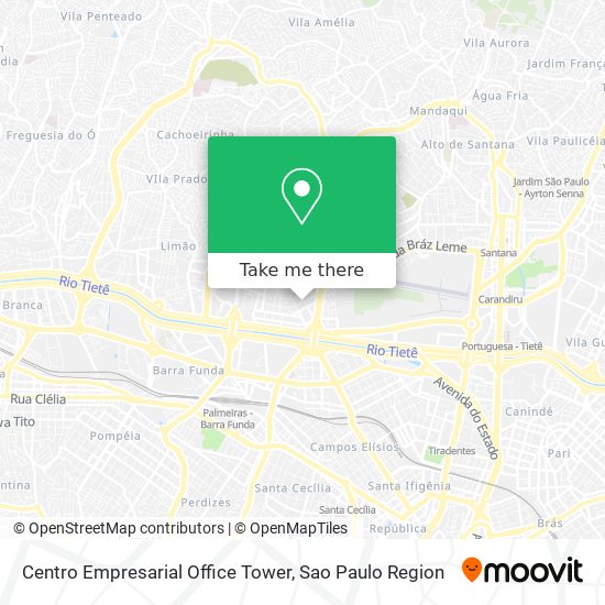 Mapa Centro Empresarial Office Tower