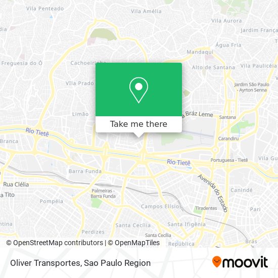 Oliver Transportes map