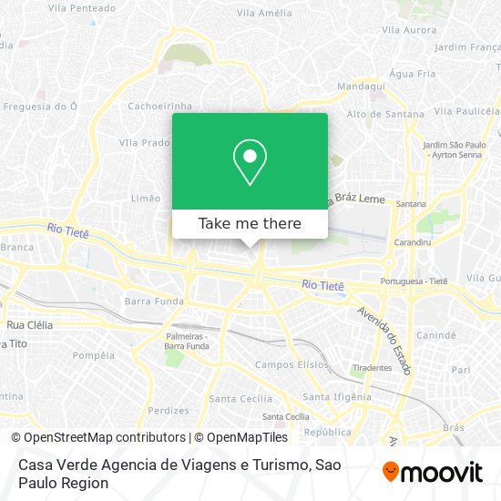 Casa Verde Agencia de Viagens e Turismo map