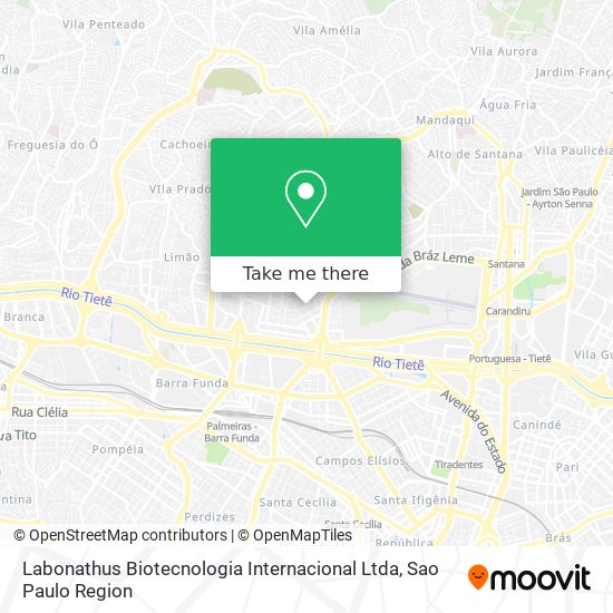Mapa Labonathus Biotecnologia Internacional Ltda
