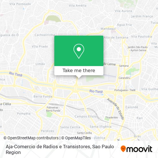 Aja-Comercio de Radios e Transistores map