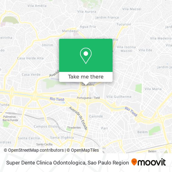 Super Dente Clinica Odontologica map