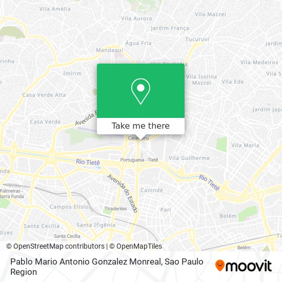 Pablo Mario Antonio Gonzalez Monreal map