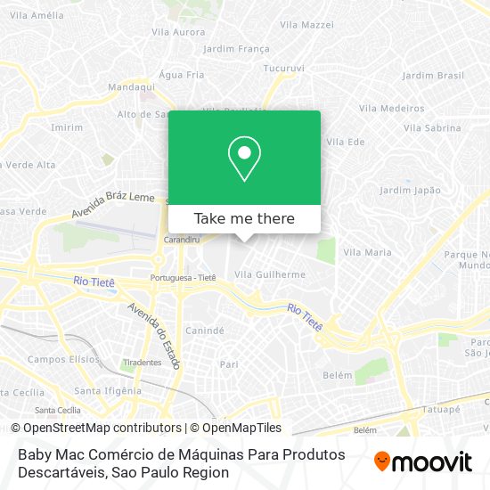 Mapa Baby Mac Comércio de Máquinas Para Produtos Descartáveis