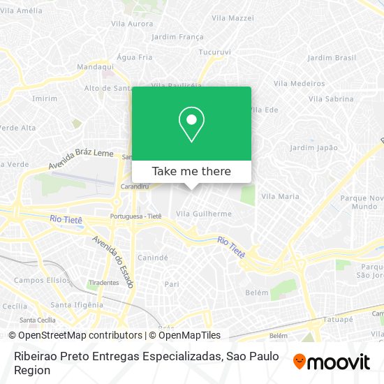 Mapa Ribeirao Preto Entregas Especializadas