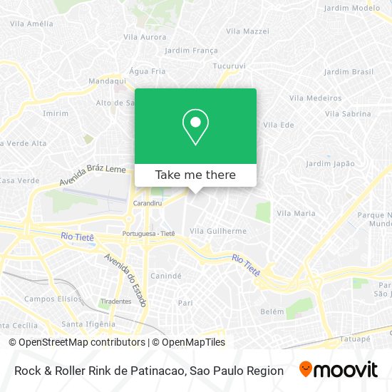 Rock & Roller Rink de Patinacao map