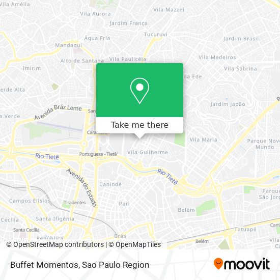 Buffet Momentos map