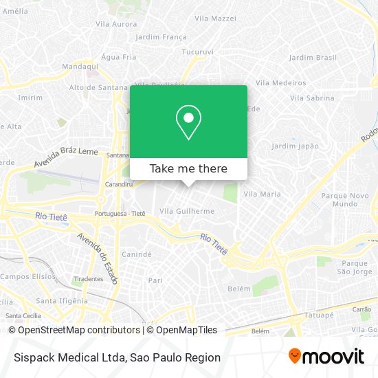 Mapa Sispack Medical Ltda