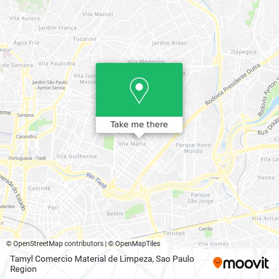 Tamyl Comercio Material de Limpeza map