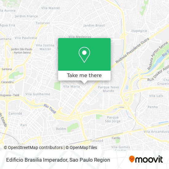 Mapa Edificio Brasilia Imperador