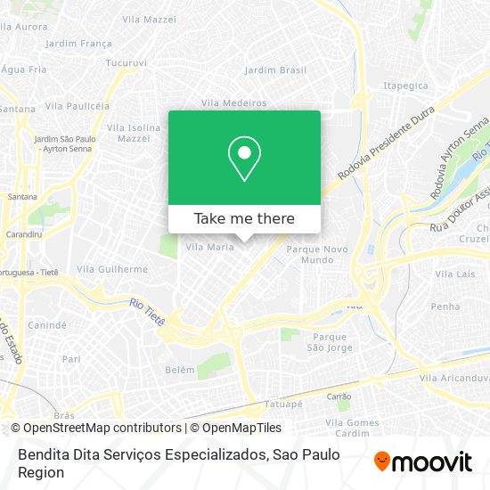 Bendita Dita Serviços Especializados map
