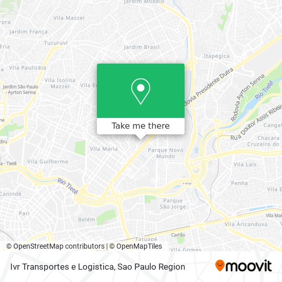 Ivr Transportes e Logistica map