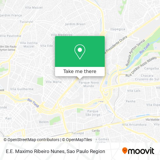 E.E. Maximo Ribeiro Nunes map