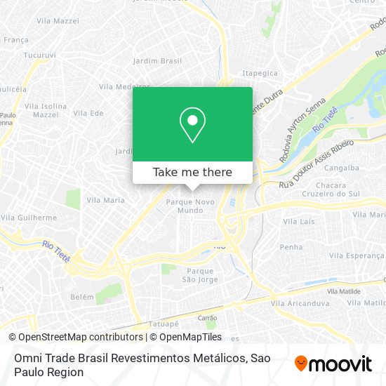 Omni Trade Brasil Revestimentos Metálicos map