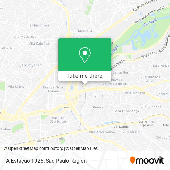 A Estação 1025 map