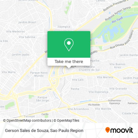 Gerson Sales de Souza map