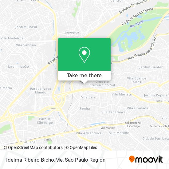 Idelma Ribeiro Bicho.Me map