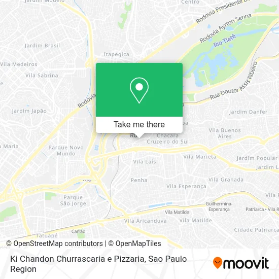 Ki Chandon Churrascaria e Pizzaria map