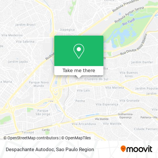 Despachante Autodoc map