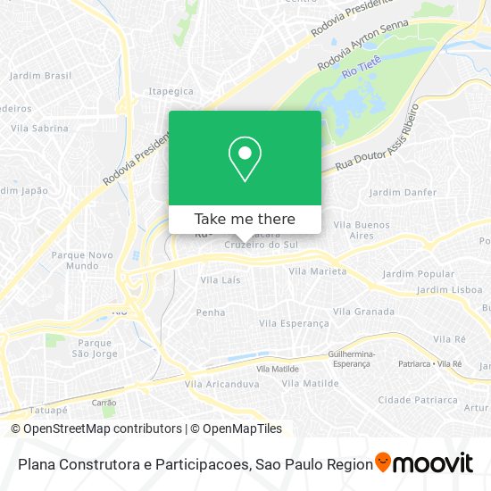 Plana Construtora e Participacoes map