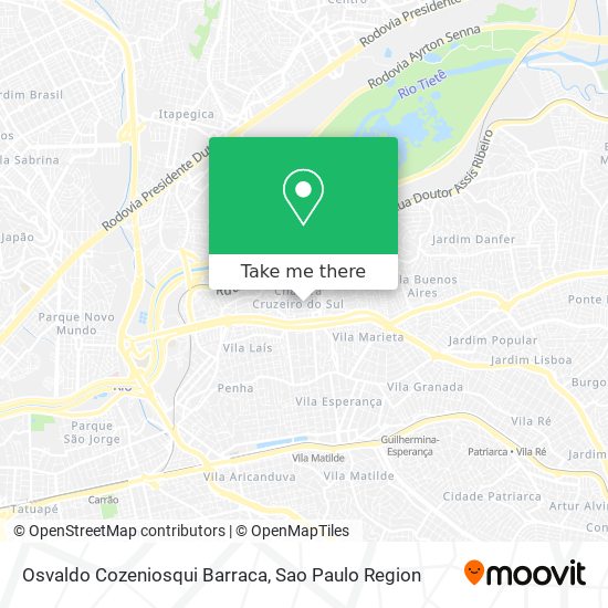 Osvaldo Cozeniosqui Barraca map