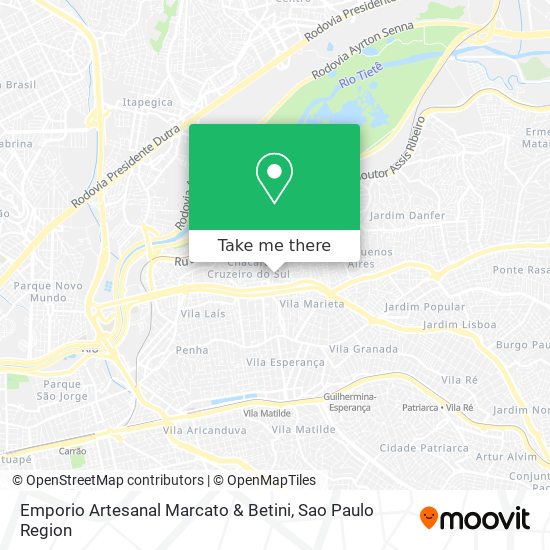 Emporio Artesanal Marcato & Betini map