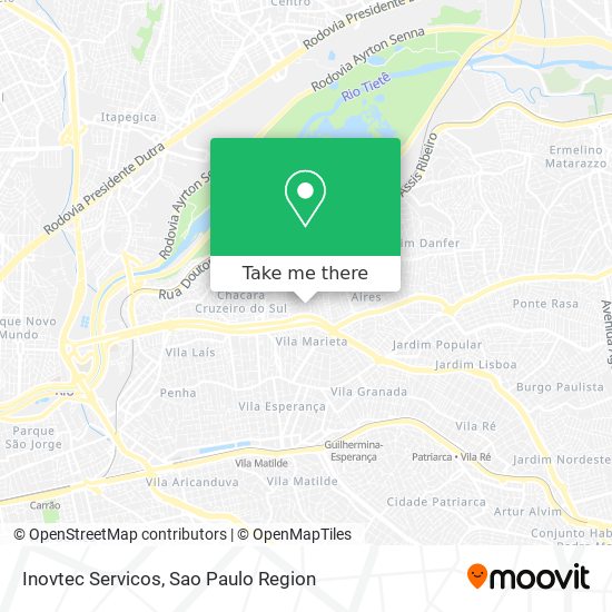 Inovtec Servicos map