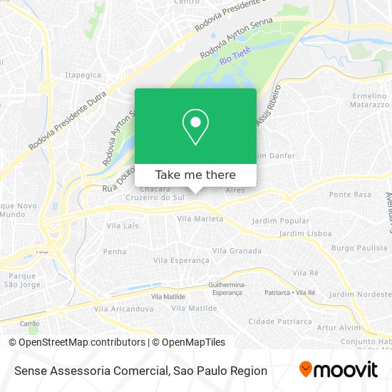 Sense Assessoria Comercial map