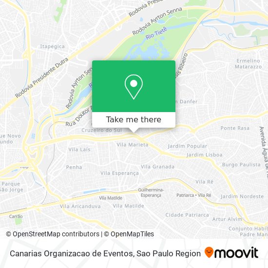 Canarias Organizacao de Eventos map