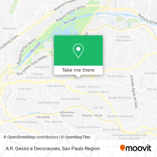 A.R. Gesso e Decoracoes map
