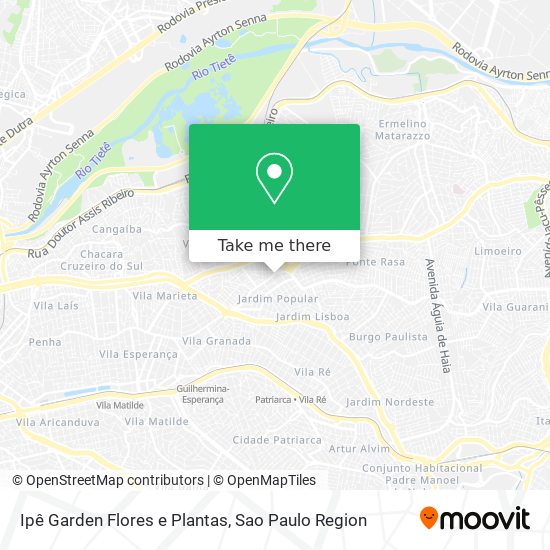 How to get to Ipê Garden Flores e Plantas in Ponte Rasa by Bus, Metro or  Train?