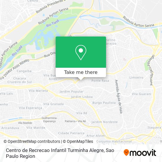 Centro de Recrecao Infantil Turminha Alegre map