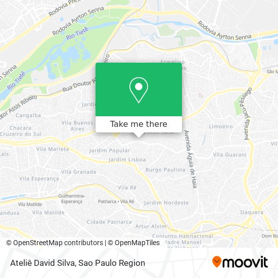 Ateliê David Silva map