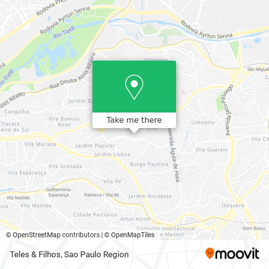 Teles & Filhos map