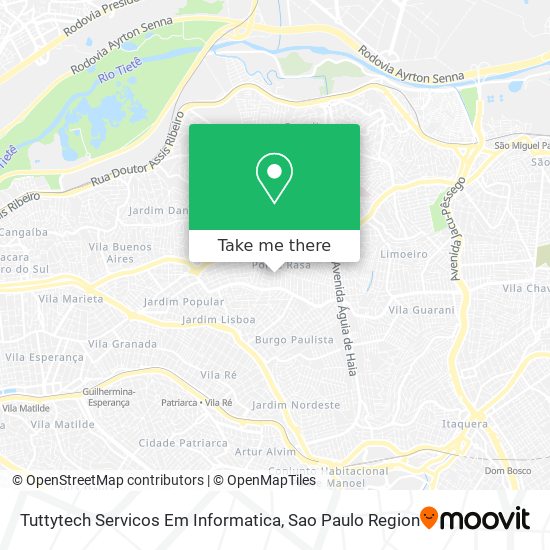 Mapa Tuttytech Servicos Em Informatica