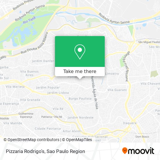 Pizzaria Rodrigo's map